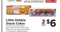 ShopRite Little Debbie Snack Cakes offer