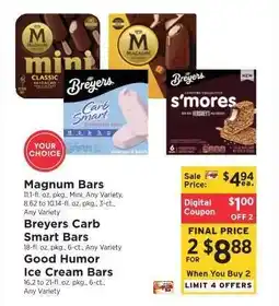 ShopRite Magnum Bars offer