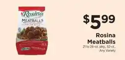 ShopRite Rosina Meatballs offer