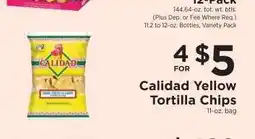 ShopRite Calidad Yellow Tortilla Chips offer