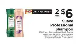 ShopRite Suave Professional Shampoo offer