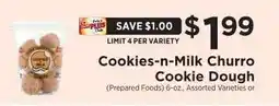 ShopRite Cookies-n-Milk Churro Cookie Dough offer