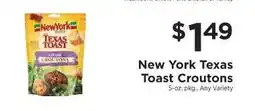 ShopRite New York Texas Toast Croutons offer