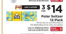 ShopRite Polar Seltzer 12-Pack offer