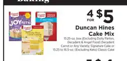 ShopRite Duncan Hines Cake Mix offer