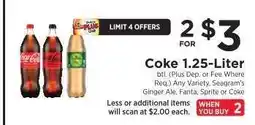 ShopRite Coke 1.25-Liter offer