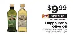 ShopRite Filippo Berio Olive Oil offer