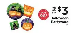 ShopRite Halloween Partyware offer