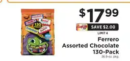 ShopRite Ferrero Assorted Chocolate 130-Pack offer