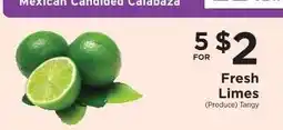 ShopRite Fresh Limes offer