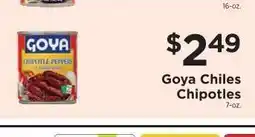 ShopRite Goya Chiles Chipotles offer