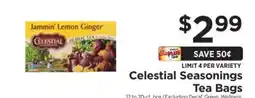 ShopRite Celestial Seasonings Tea Bags offer