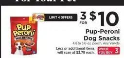 ShopRite Pup-Peroni Dog Snacks offer