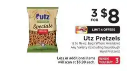 ShopRite Utz Pretzels offer