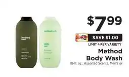 ShopRite Method Body Wash offer