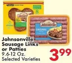 Fairplay Johnsonville sausage links or patties offer