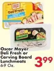Fairplay Oscar Mayer Deli Fresh or Carving Board Lunchmeats offer