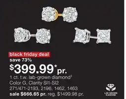 JC Penney 1 ct. t.w. lab-grown diamond‡ offer