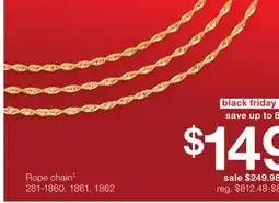 JC Penney Rope chain‡ offer