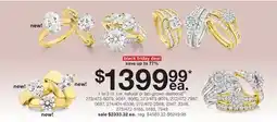 JC Penney 1 to 3 ct. t.w. natural or lab-grown diamond‡◊ offer