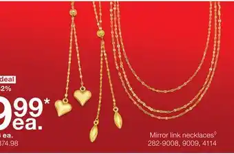 JC Penney Mirror link necklaces◊ offer