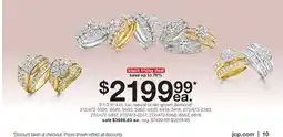 JC Penney 2-1/2 to 4 ct. t.w. natural or lab-grown diamond‡ offer
