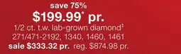 JC Penney 1/2 ct. t.w. lab-grown diamond‡ offer