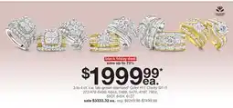 JC Penney 3 to 4 ct. t.w. lab-grown diamond‡ offer