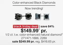 JC Penney 1/2 ct. t.w. color-enhanced natural diamond‡ offer