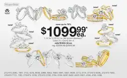 JC Penney 1-1/2 to 3-1/2 ct. t.w. lab-grown diamond‡◊ Color H-I, Clarity SI1-I1 offer