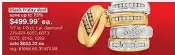 JC Penney 1/7 to 1/3 ct. t.w. diamond‡ offer
