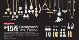 JC Penney Lab-created gemstone &/or cultured freshwater pearl§ offer