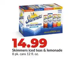 Hy-Vee Skimmers iced teas & lemonade offer