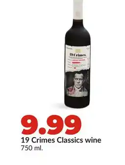 Hy-Vee 19 Crimes Classics wine offer