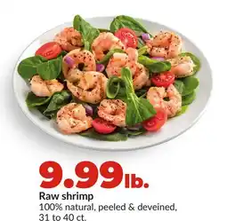 Hy-Vee Raw shrimp offer