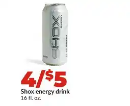 Hy-Vee Shox energy drink offer