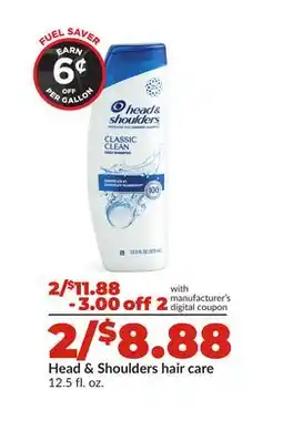 Hy-Vee Head & Shoulders hair care offer