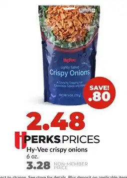 Hy-Vee Hy-Vee crispy onions offer