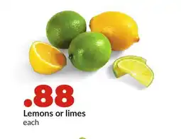 Hy-Vee Lemons or limes offer