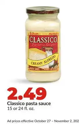 Hy-Vee Classico pasta sauce offer