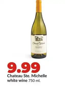 Hy-Vee Chateau Ste. Michelle white wine offer