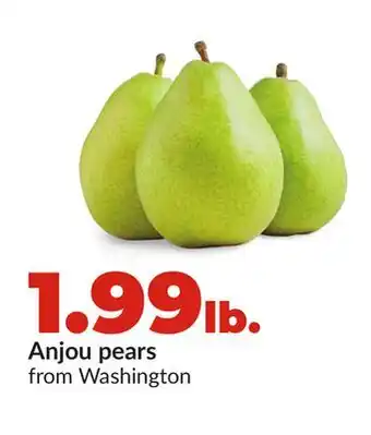 Hy-Vee Anjou pears offer