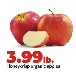 Hy-Vee Honeycrisp organic apples offer