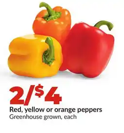 Hy-Vee Red, yellow or orange peppers offer