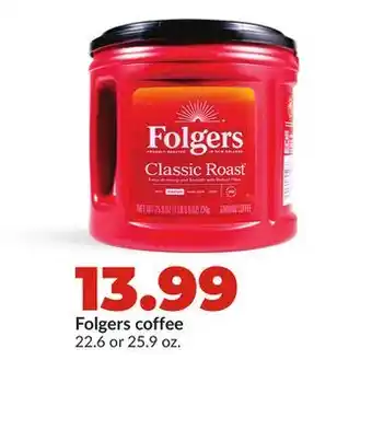 Hy-Vee Folgers coffee offer