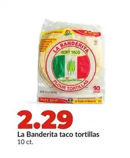 Hy-Vee La Banderita taco tortillas offer