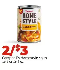 Hy-Vee Campbell's Homestyle soup offer