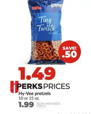 Hy-Vee Hy-Vee pretzels offer