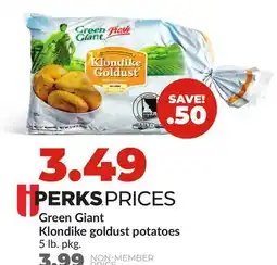 Hy-Vee Green Giant Klondike goldust potatoes offer