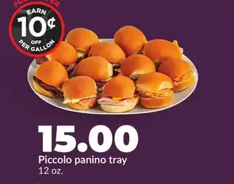 Hy-Vee Piccolo panino tray offer